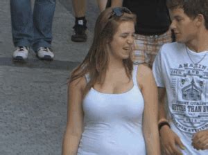 grabbing boobs in public|Grabbing and fondling firm tits and huge nipples